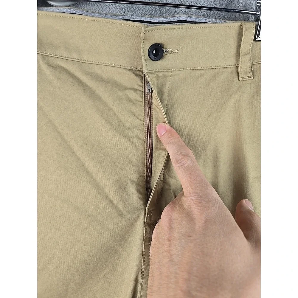 Lot Of 2 Nike‎ Dri-FIT UV Golf Chino Pant Mens 38X28 Brown Stretch DA4089-297